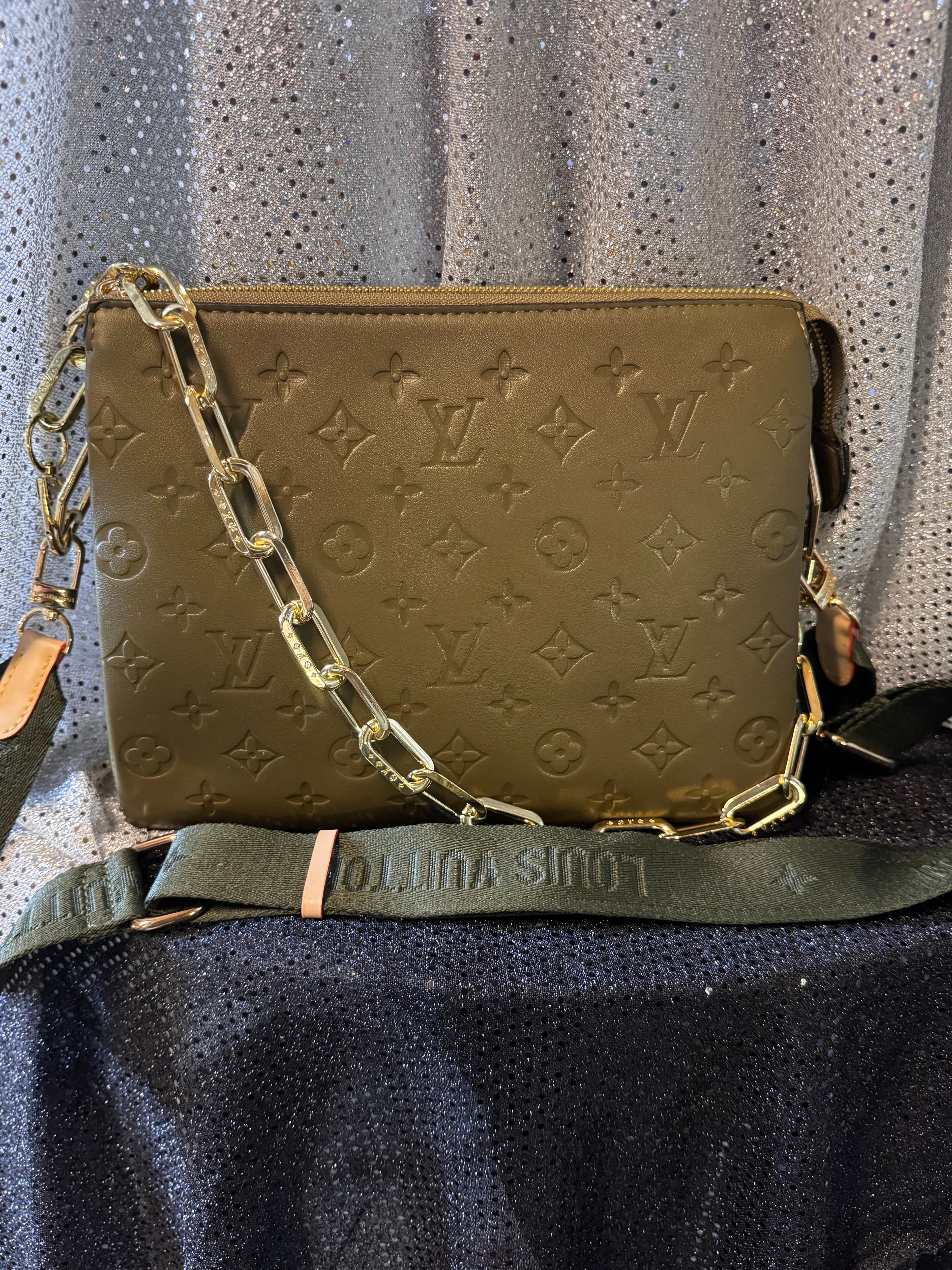 Bolso bandolera color oliva